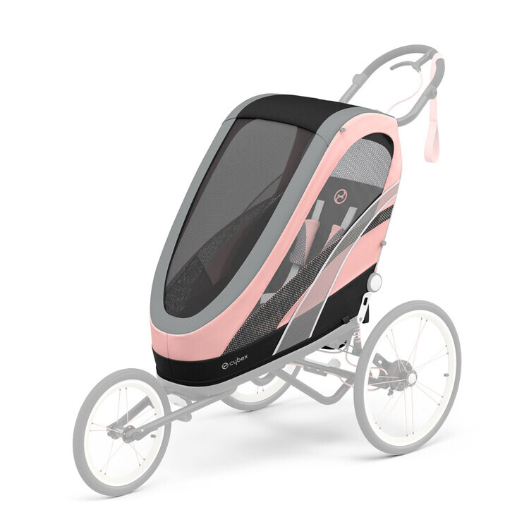 CYBEX Sedačka ku kočíku na behanie a šport Zeno Silver Pink