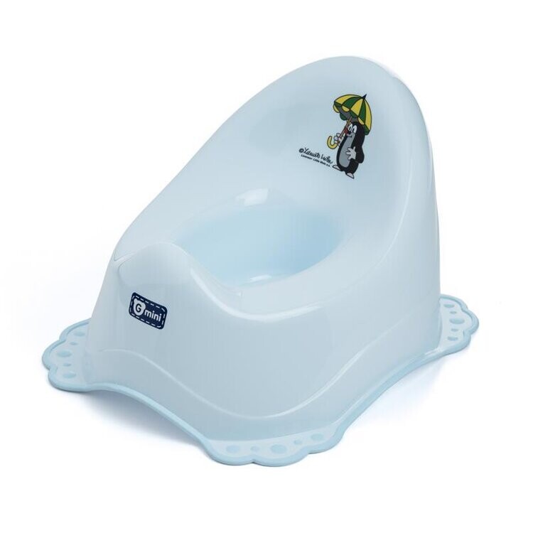 G-MINI Nočník hudební s protiskluzem Krtek a paraplíčko, modrá