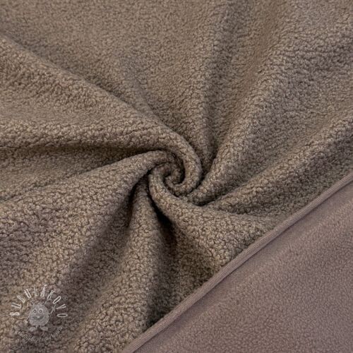 Fleece TEDDY DOUBLE SIDED taupe
