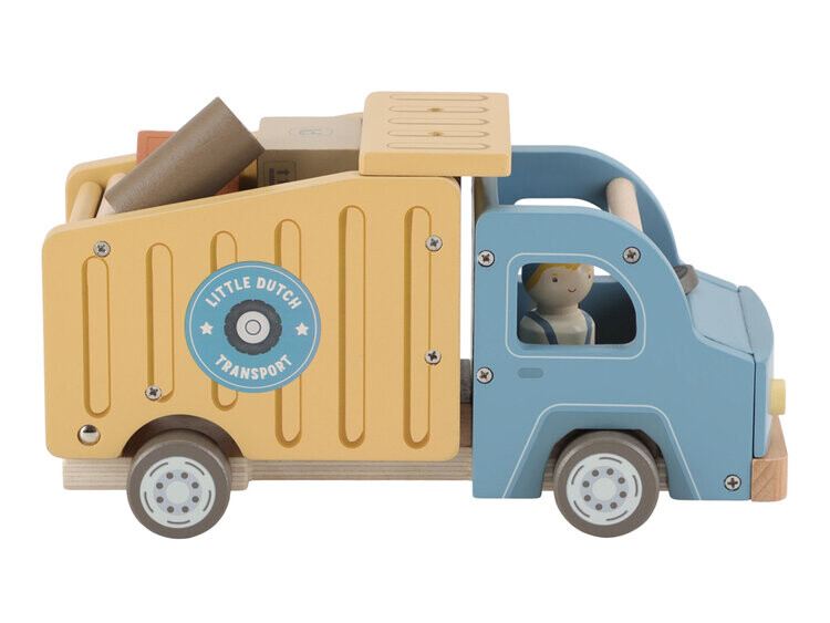LITTLE DUTCH Nákladiak so sklápačkou drevený