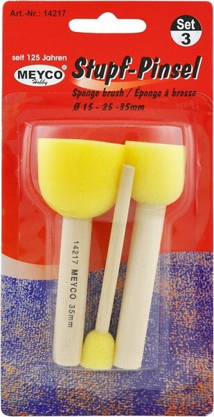 MEYCO - Tupovacie penové štetce v sade