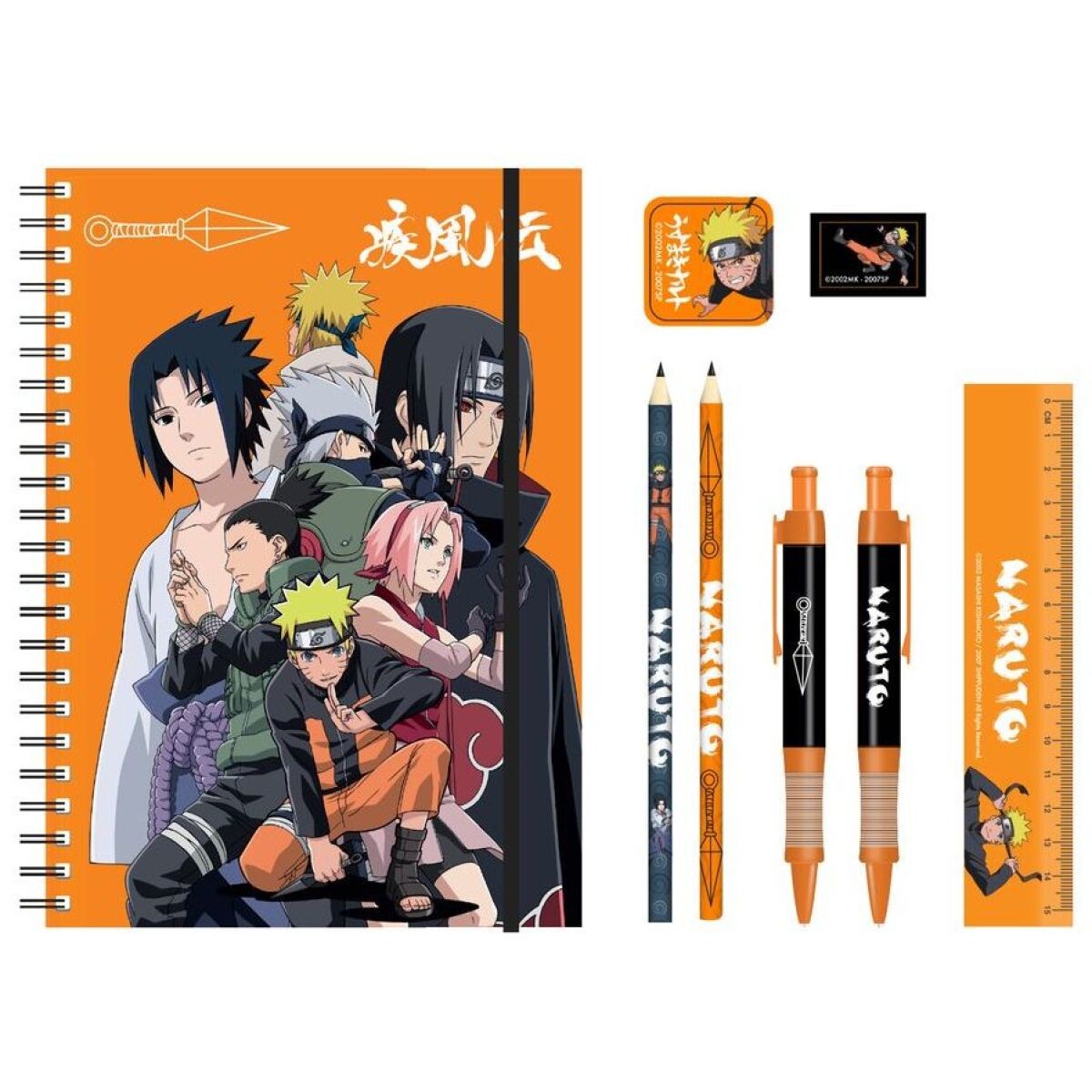 Naruto školský set A4 DPL8