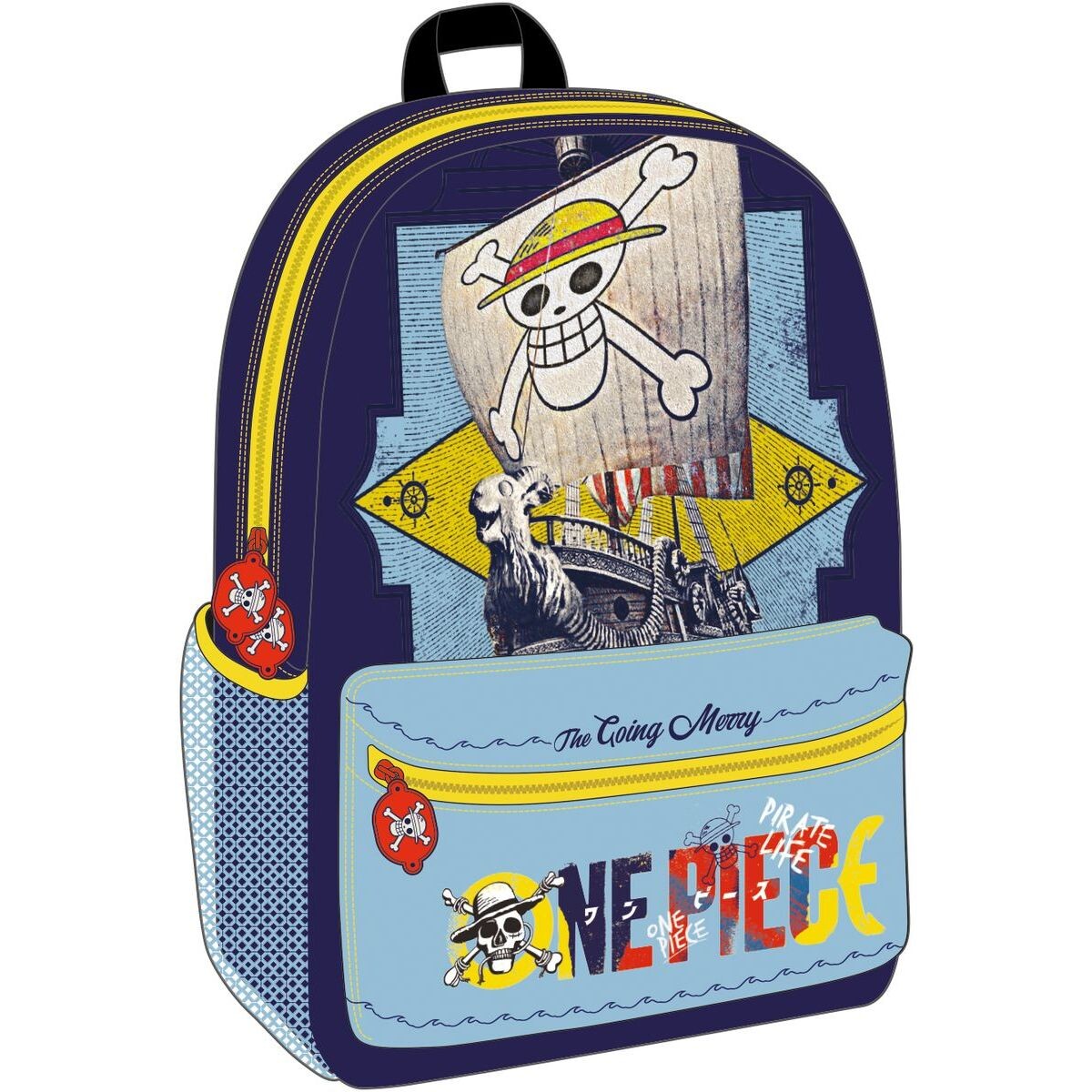 One Piece školský batoh s vreckom
