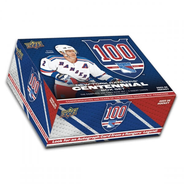 Upper Deck 2025-2026 Upper Deck New York Rangers Centennial Box Set