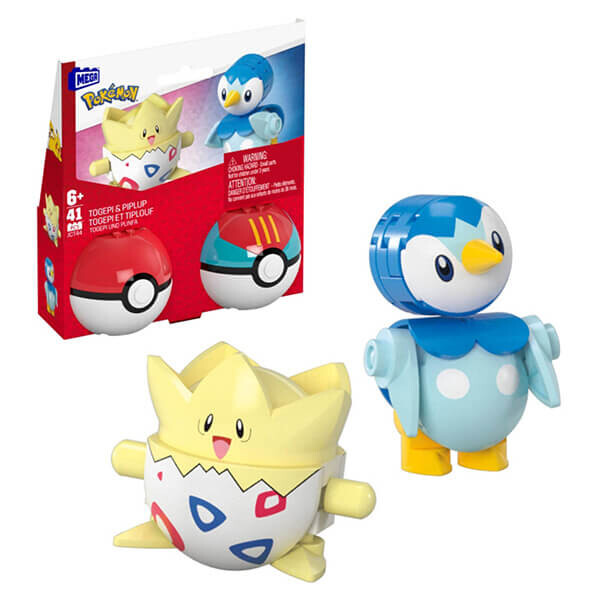 Mattel Pokémon stavebnice Mega - Togepi a Piplup + Poké Ball