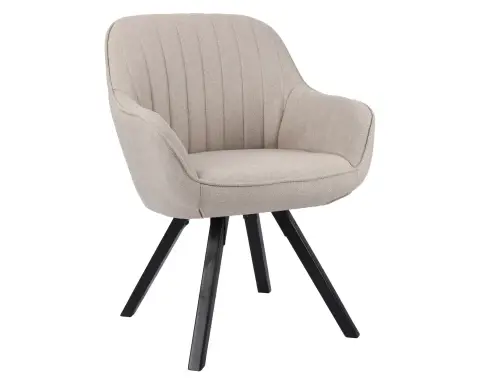 Jedálenská stolička Chrissy, béžová tkanina%