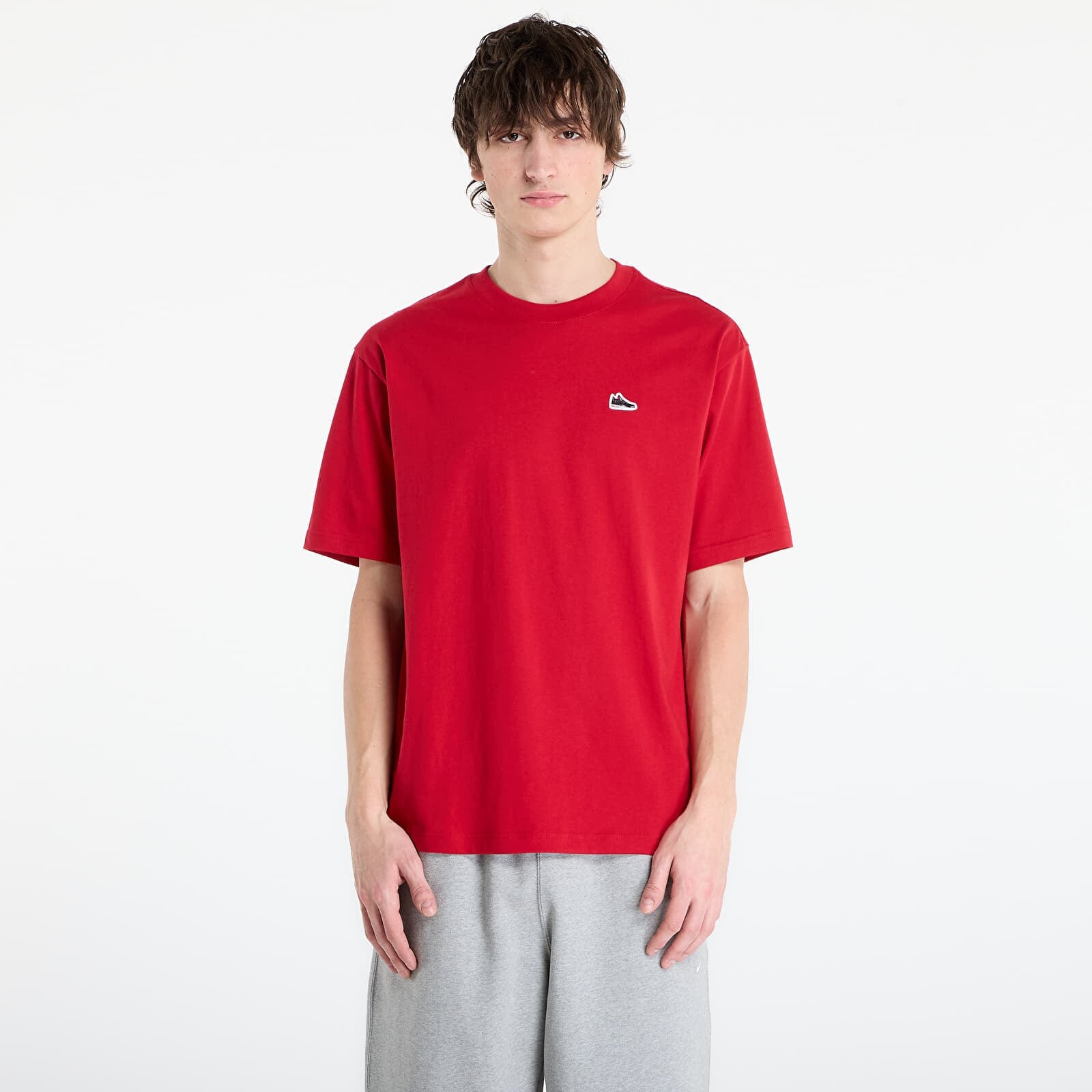 Tričko Jordan Men's Sneaker Patch T-Shirt Gym Red S