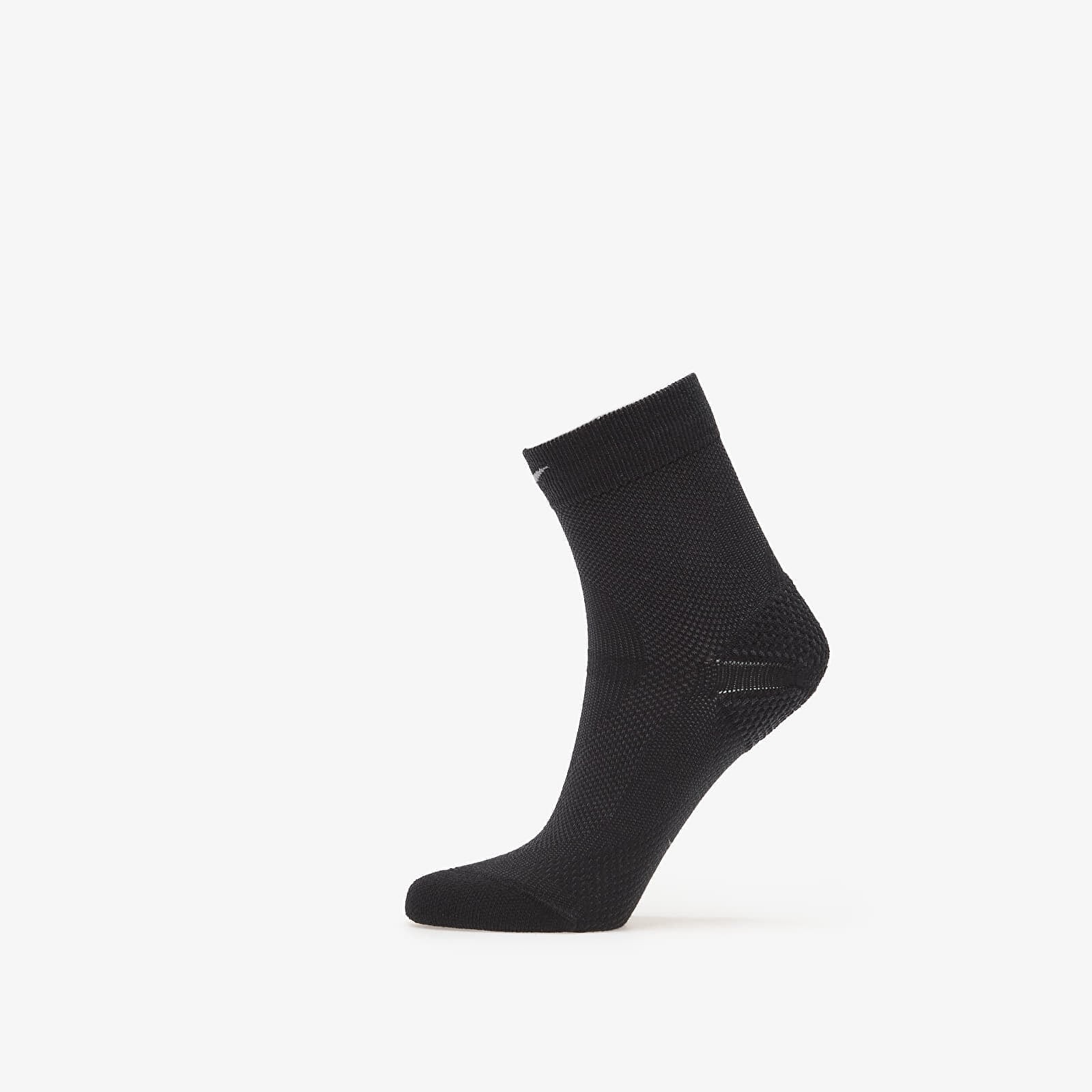 Ponožky Nike Running Lightweight Micro Crew Socks 1-Pack Black/ Pure Platinum/ Smoke Grey XL