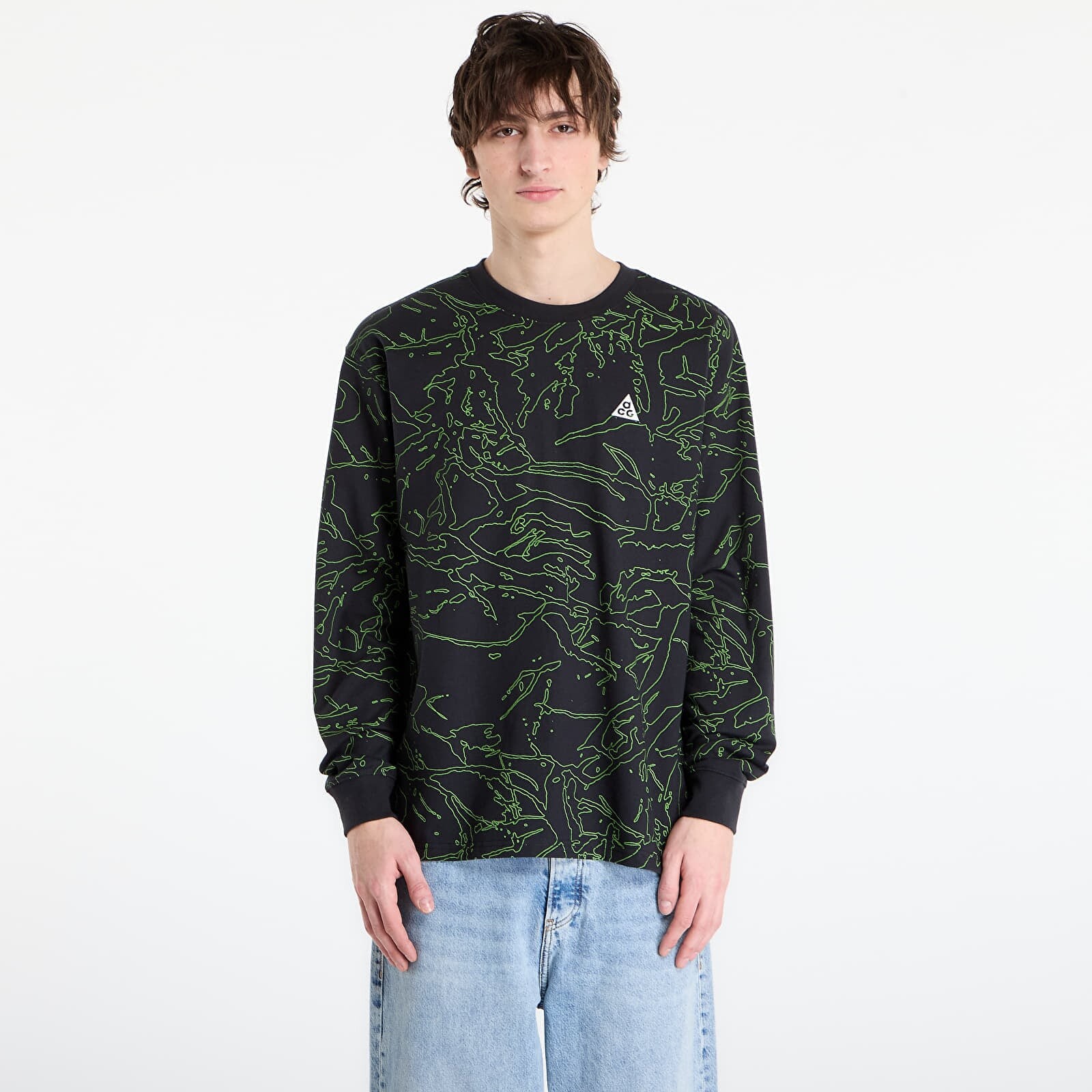 Tričko Nike ACG Men's Dri-FIT Long-Sleeve T-Shirt Black XS