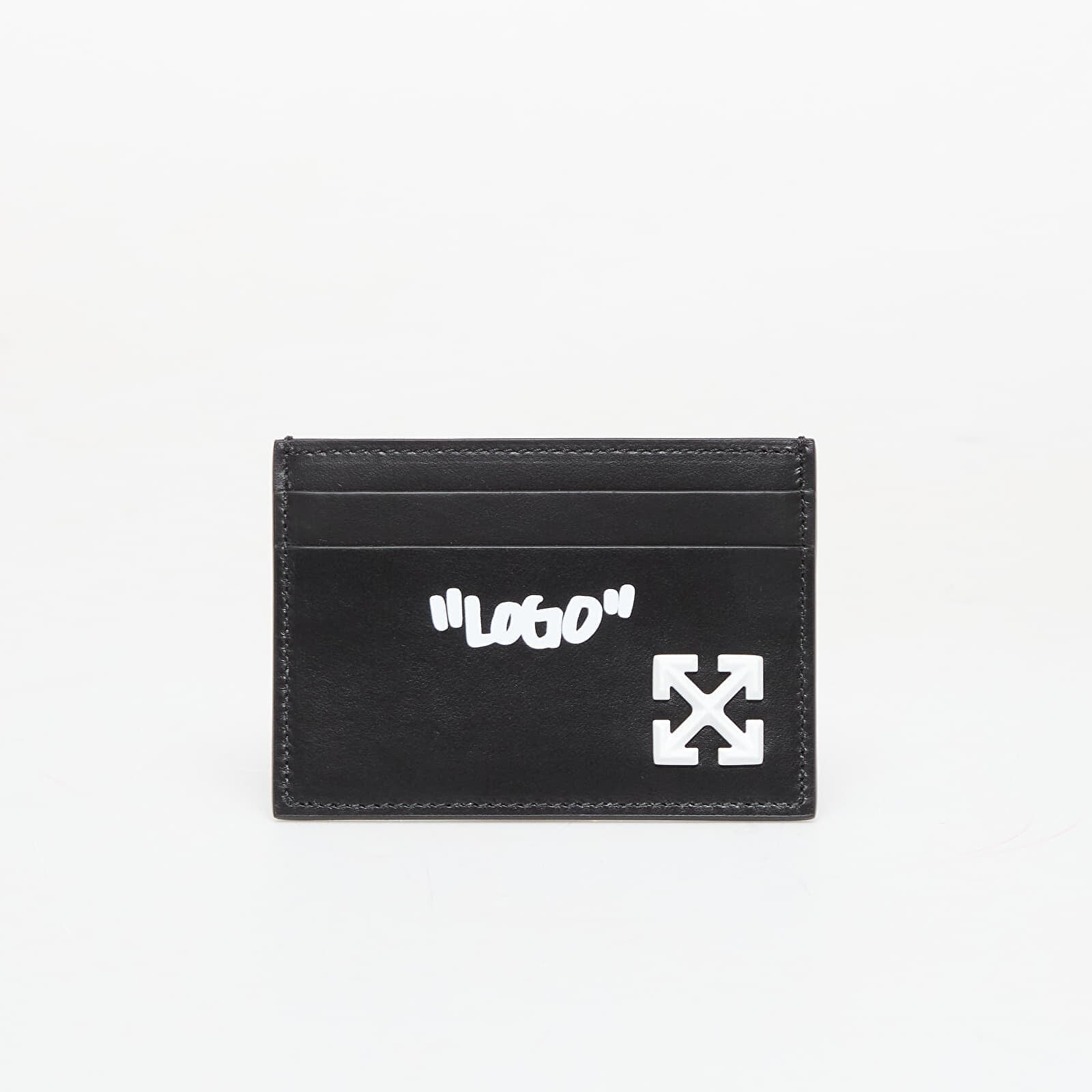 Peňaženka Off-White Jitney Quote Card Case Black/ White Universal