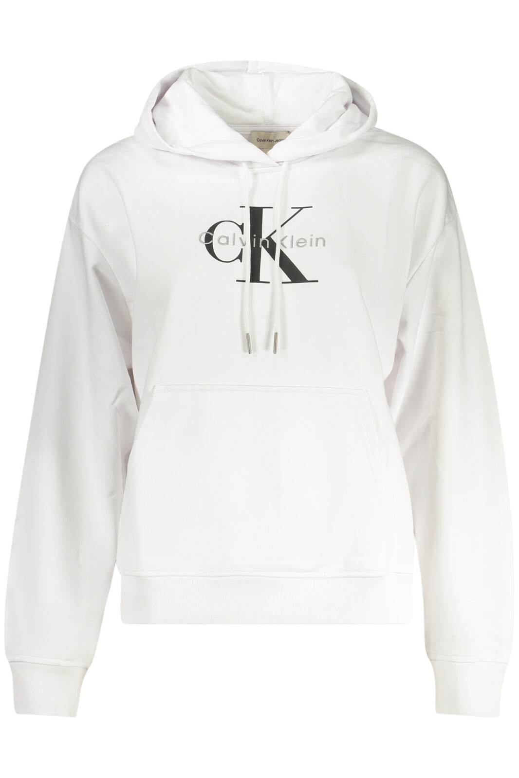 Biela mikina s kapucňou Calvin Klein