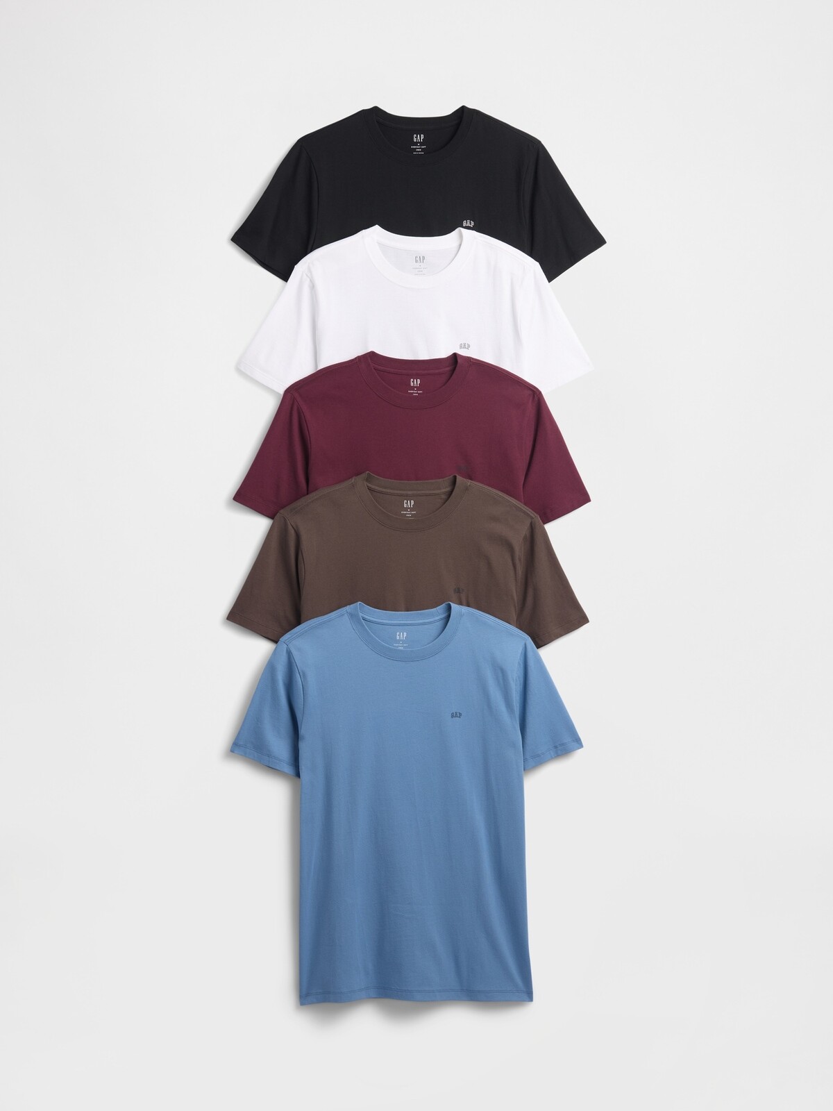 GAP T-shirt with logo, 5 pcs - Men's