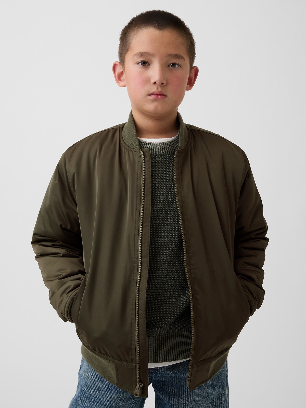 GAP Children's Insulated Waterproof Bomber Jacket - Boys