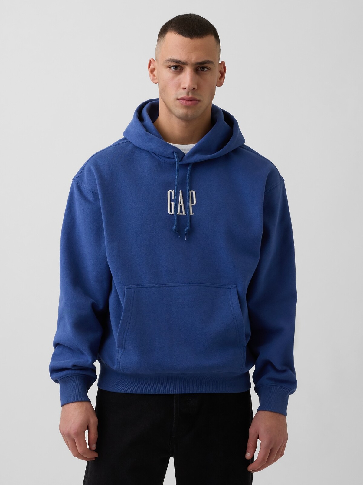 GAP Oversize Sweatshirt with VintageSoft Logo - Men's