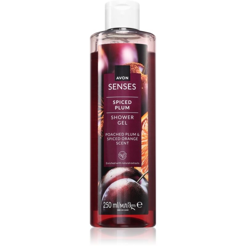 Avon Senses Spiced Plum sprchový gél 250 ml