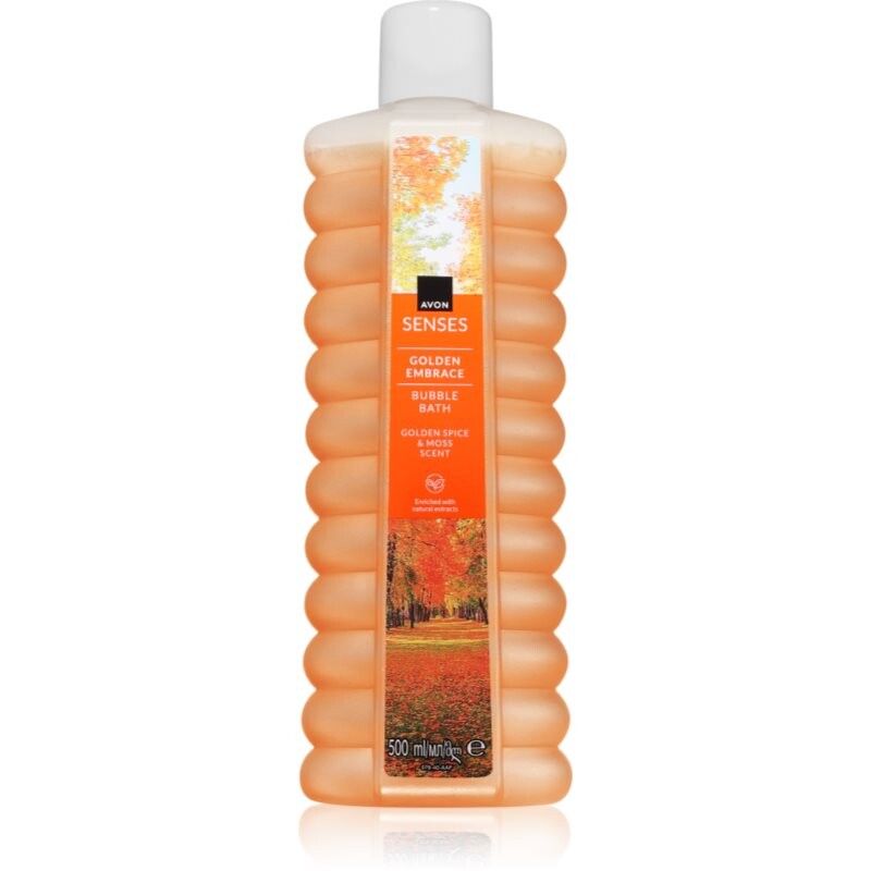 Avon Senses Golden Embrace pena do kúpeľa 500 ml