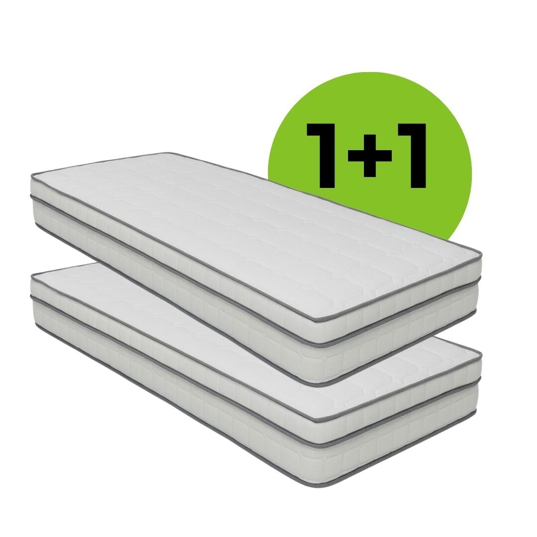 Elvisia Taštičkový matrac COMFORT ZONE Silver 1+1 | 90 x 200 cm