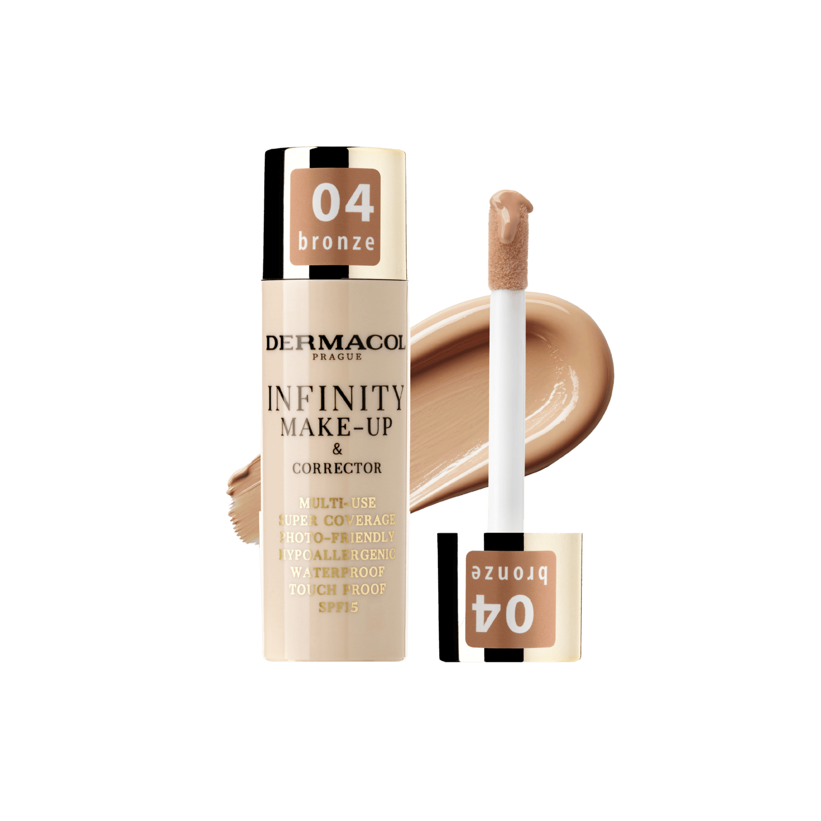 DERMACOL Infinity make-up a korektor 04 Bronze 20 g