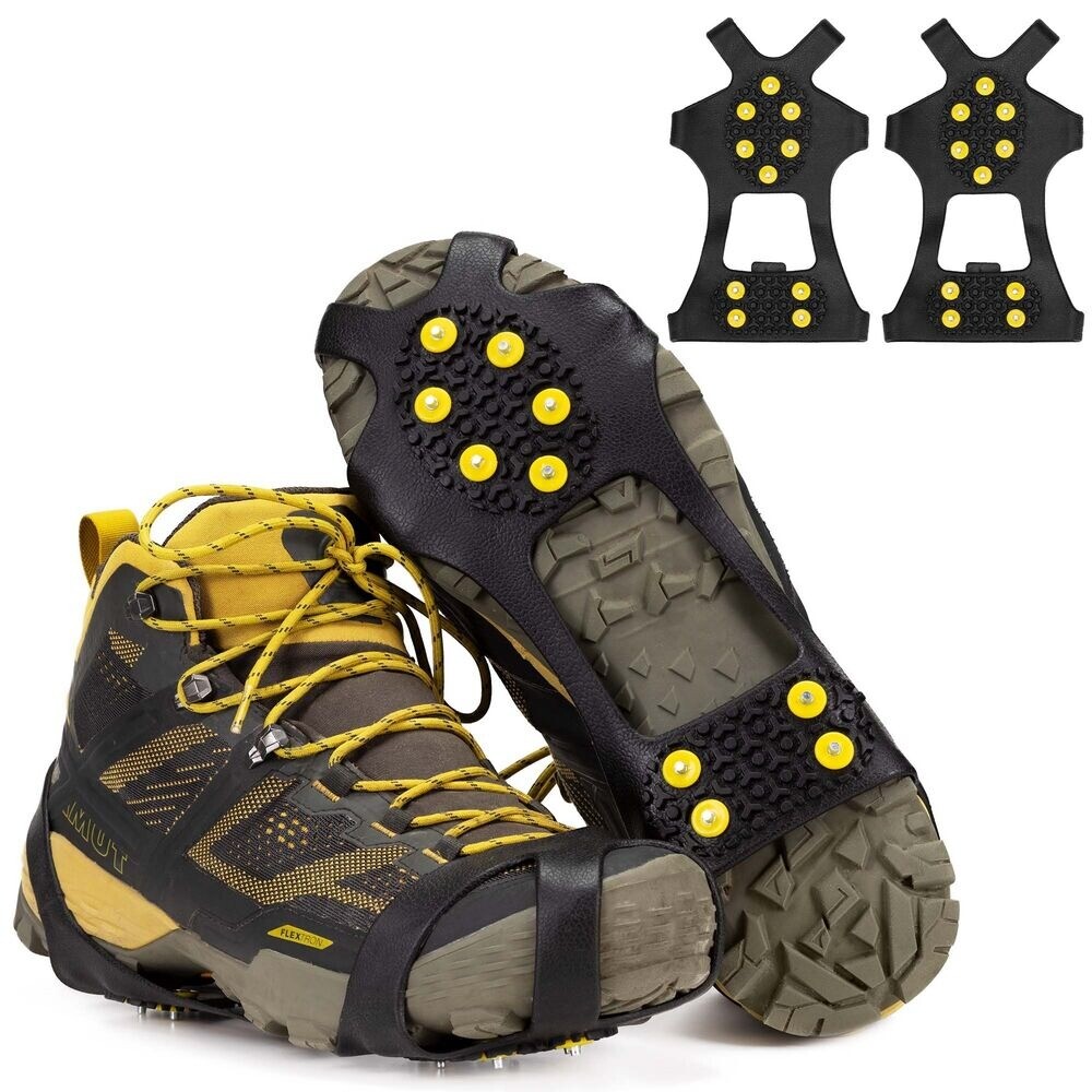 Protišmykové návleky na topánky Springos 17 - čierne-žlté,