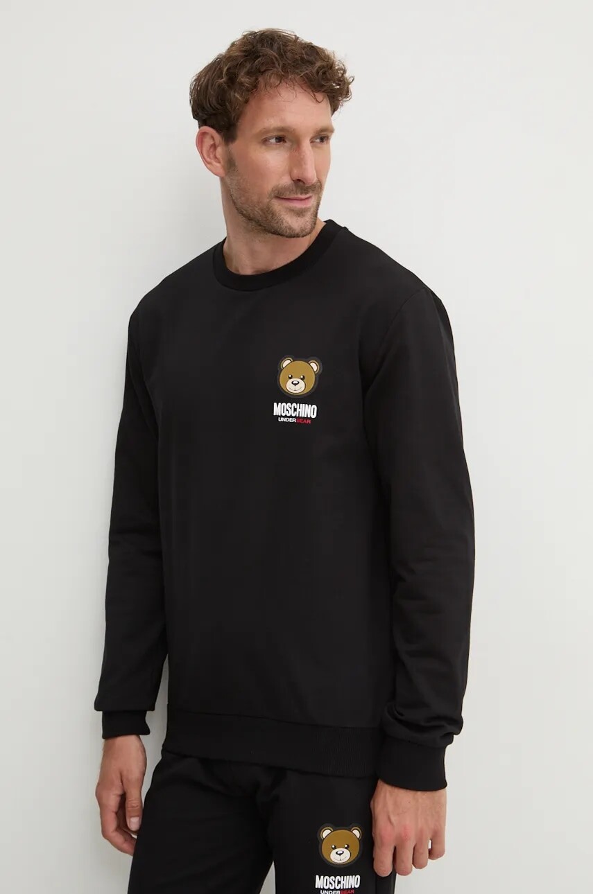 Mikina s kapucňou Moschino Underwear