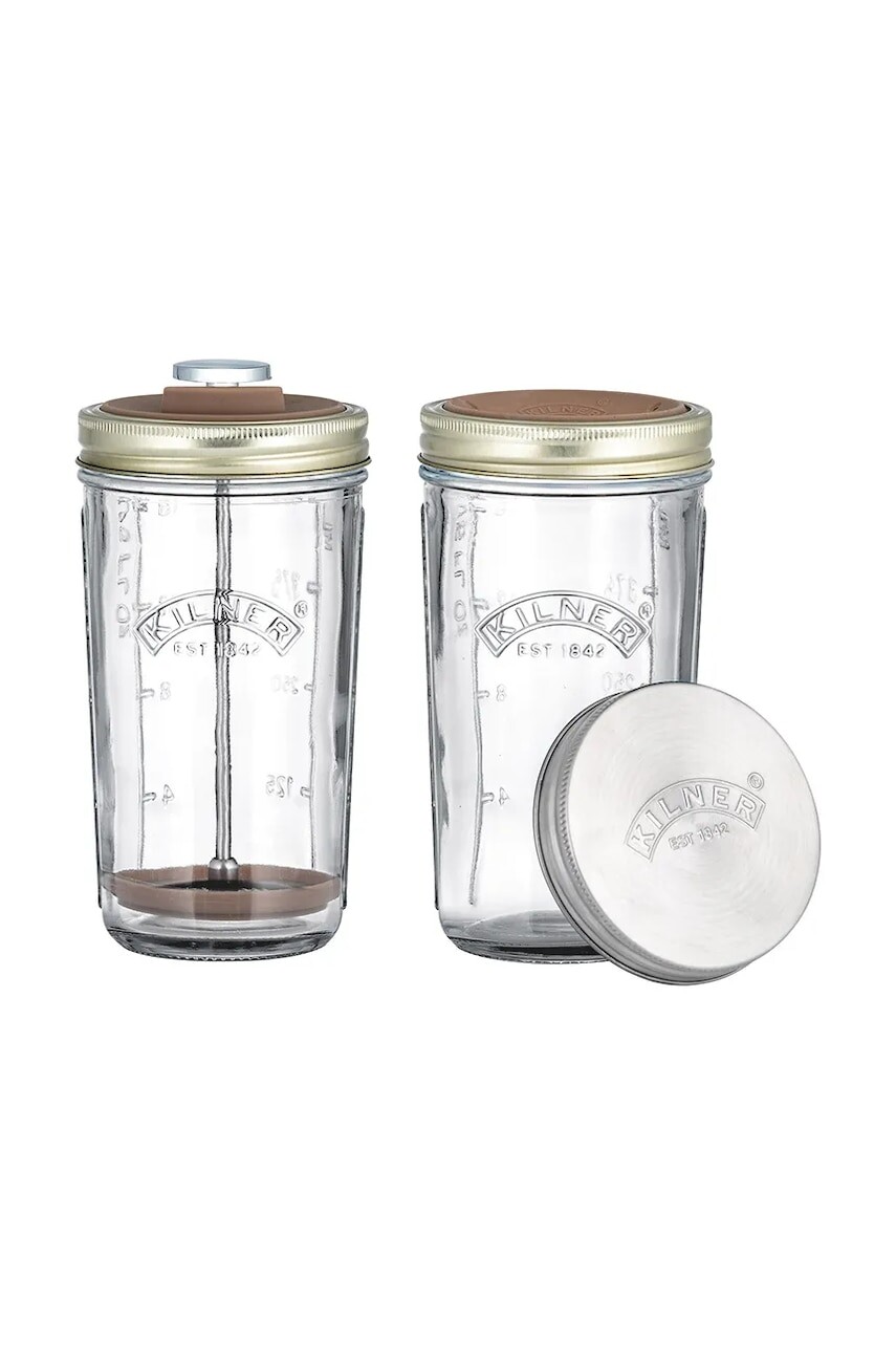 Sada na mliečne nápoje Kilner 500 ml