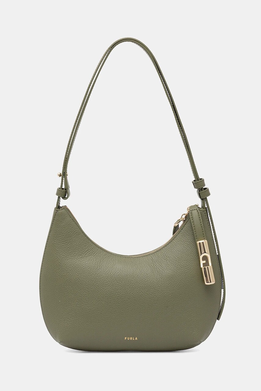 Kožená kabelka Furla Goccia S