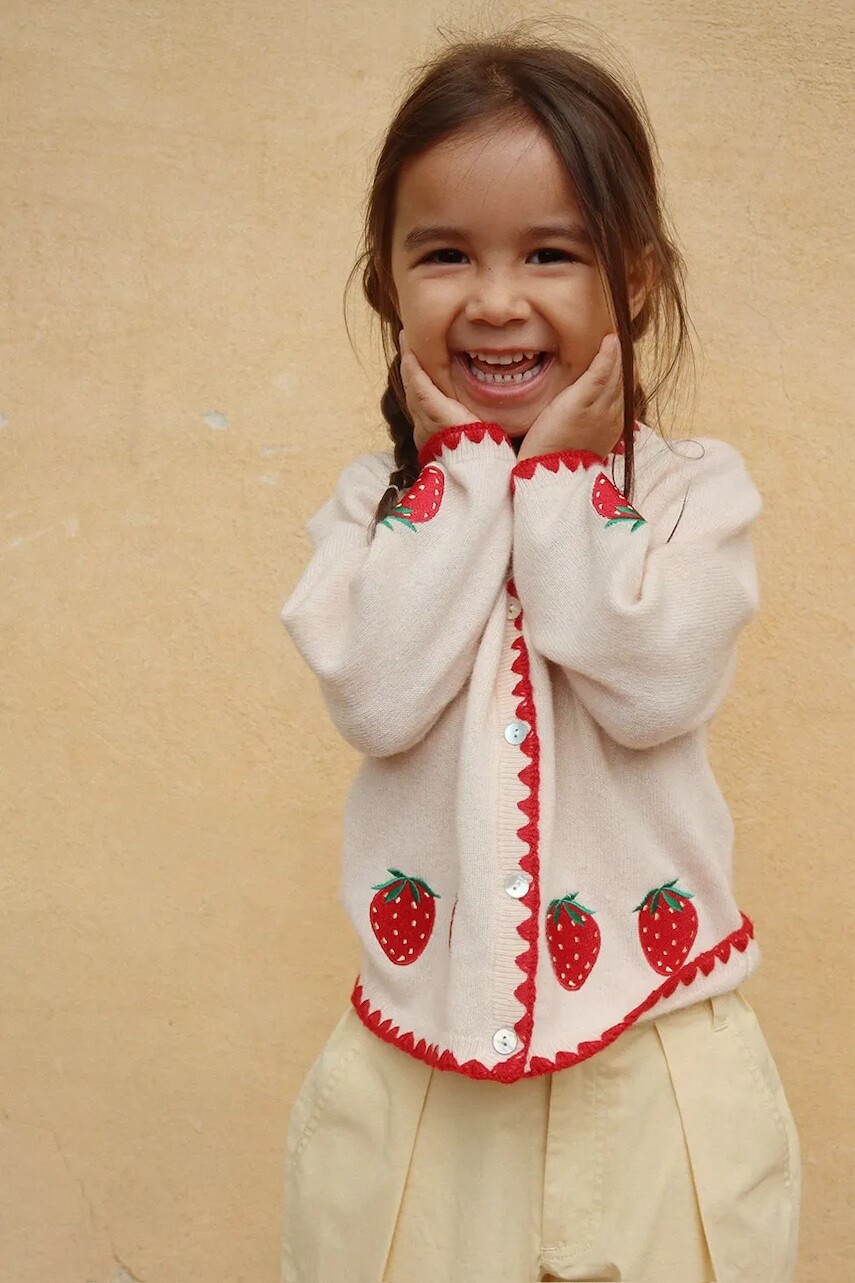 Detský vlnený kardigan Konges Sløjd COLLETTE CARDIGAN