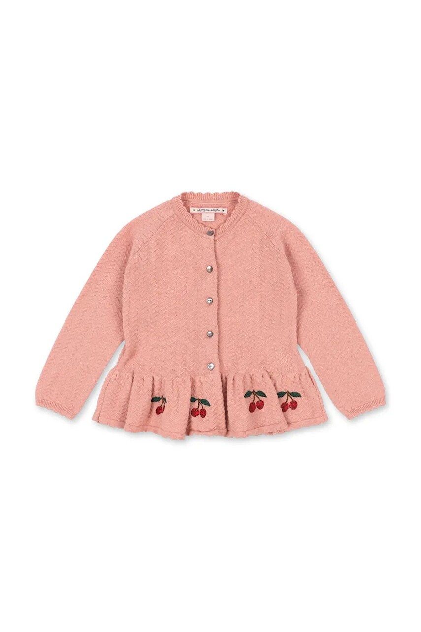 Detský bavlnený kardigan Konges Sløjd CYPRES CARDIGAN GOTS