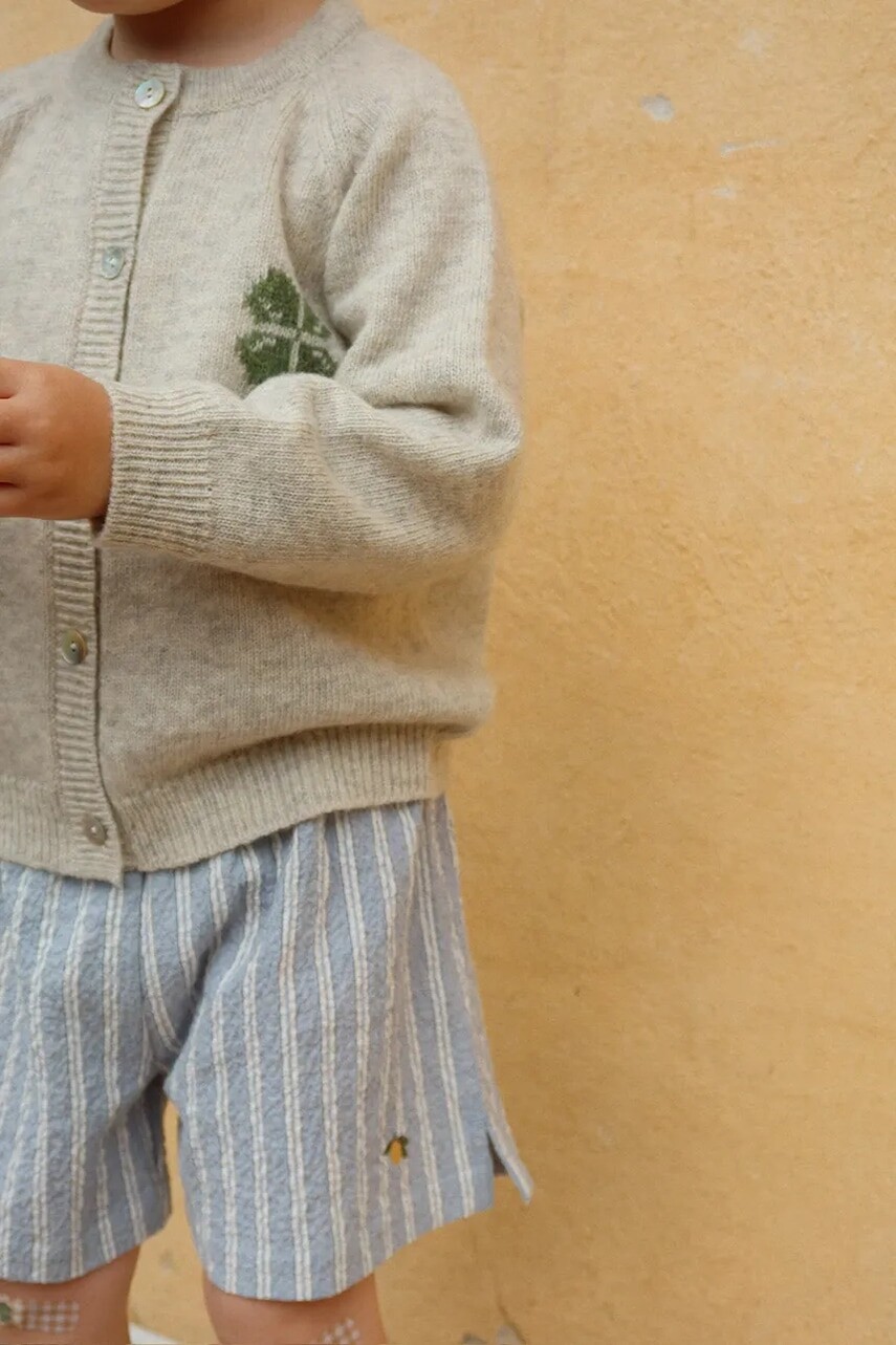 Detský kardigan s prímesou vlny Konges Sløjd BILLI KNIT CARDIGAN