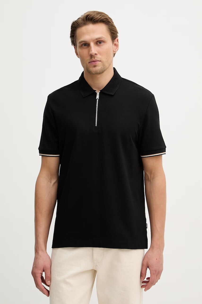 Bavlnené polo tričko BOSS C-Pei 04