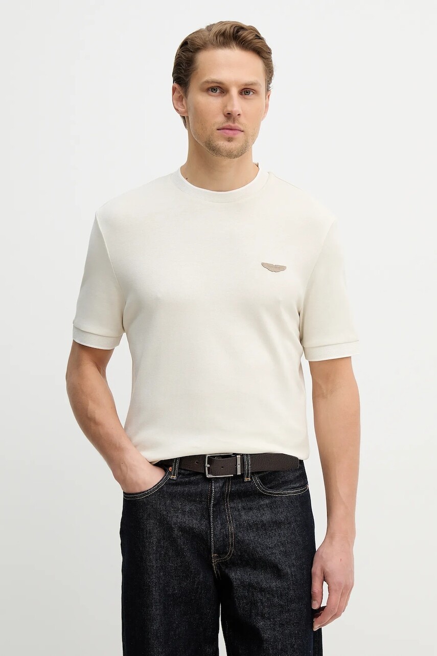 Tričko s prímesou vlny BOSS C-Thompson 242_AM