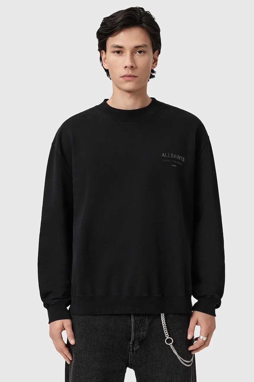 Bavlnená mikina AllSaints XANDER