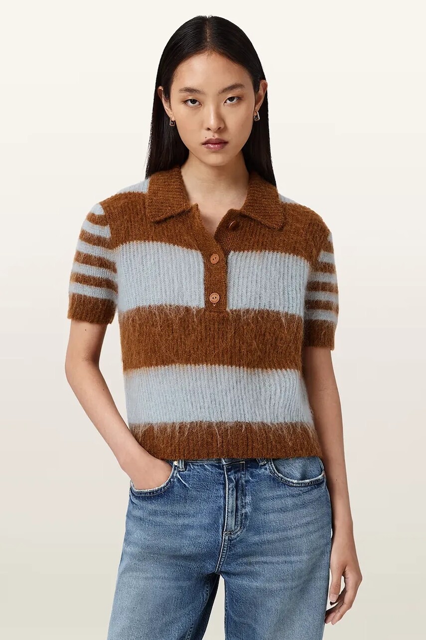 Sveter s prímesou vlny AllSaints CLEM