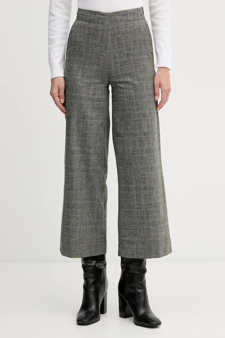 Nohavice s prímesou ľanu United Colors of Benetton