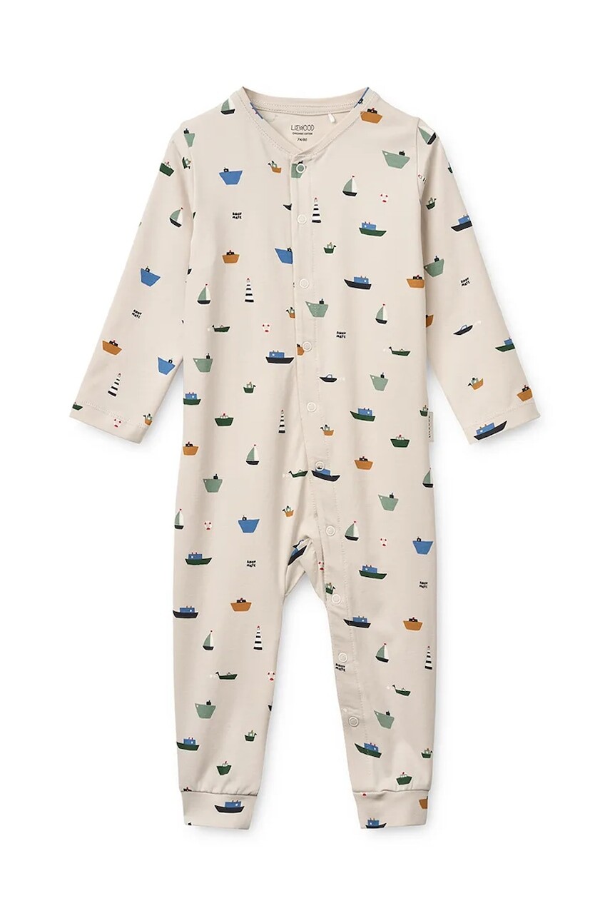 Overal pre bábätká Liewood Birk Printed Pyjamas Jumpsuit