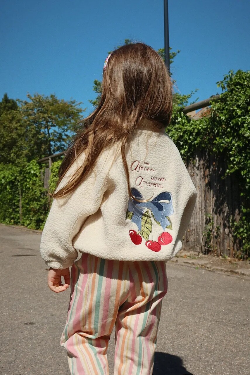 Detská bunda Konges Sløjd JAZZ TEDDY JACKET GRS