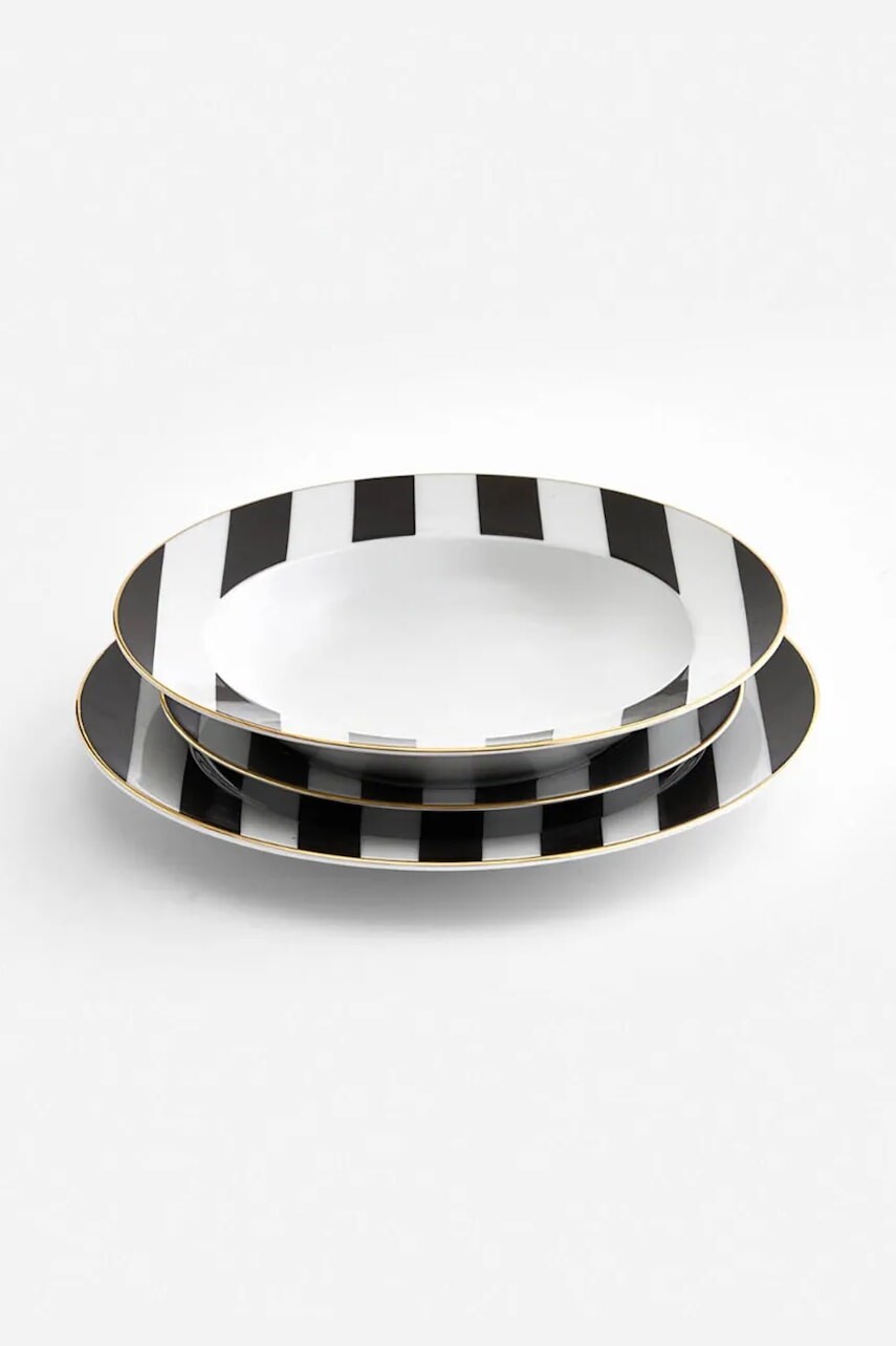 Súprava riadu pre 1 osobu La Mania Stripes 3 szt.