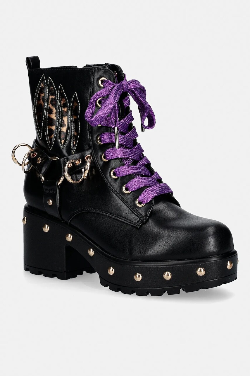Členkové topánky Koi Footwear x Monster High Lucia Werewolf Military