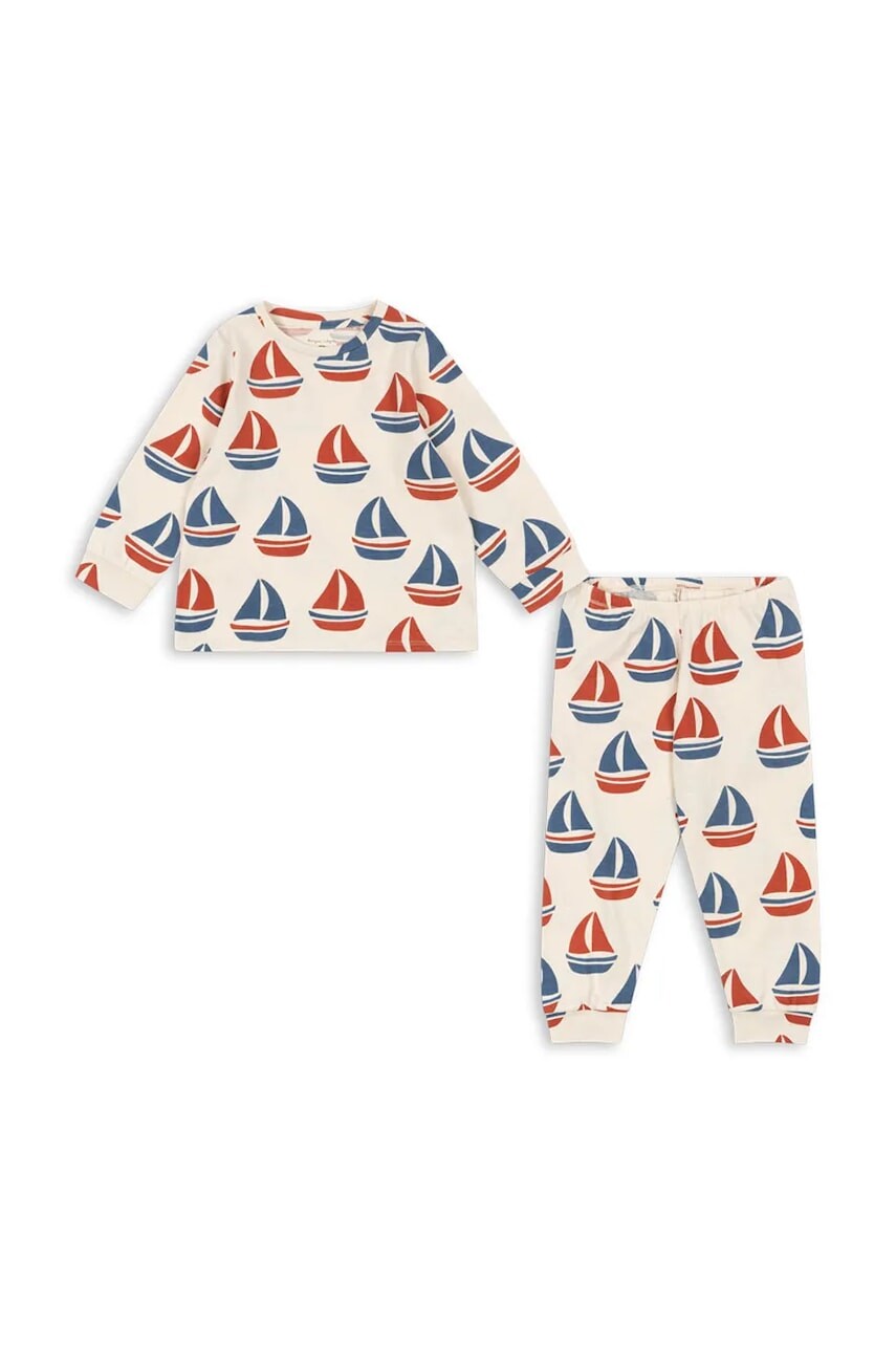 Detská bavlnená tepláková súprava Konges Sløjd GIO LS SET GOTS