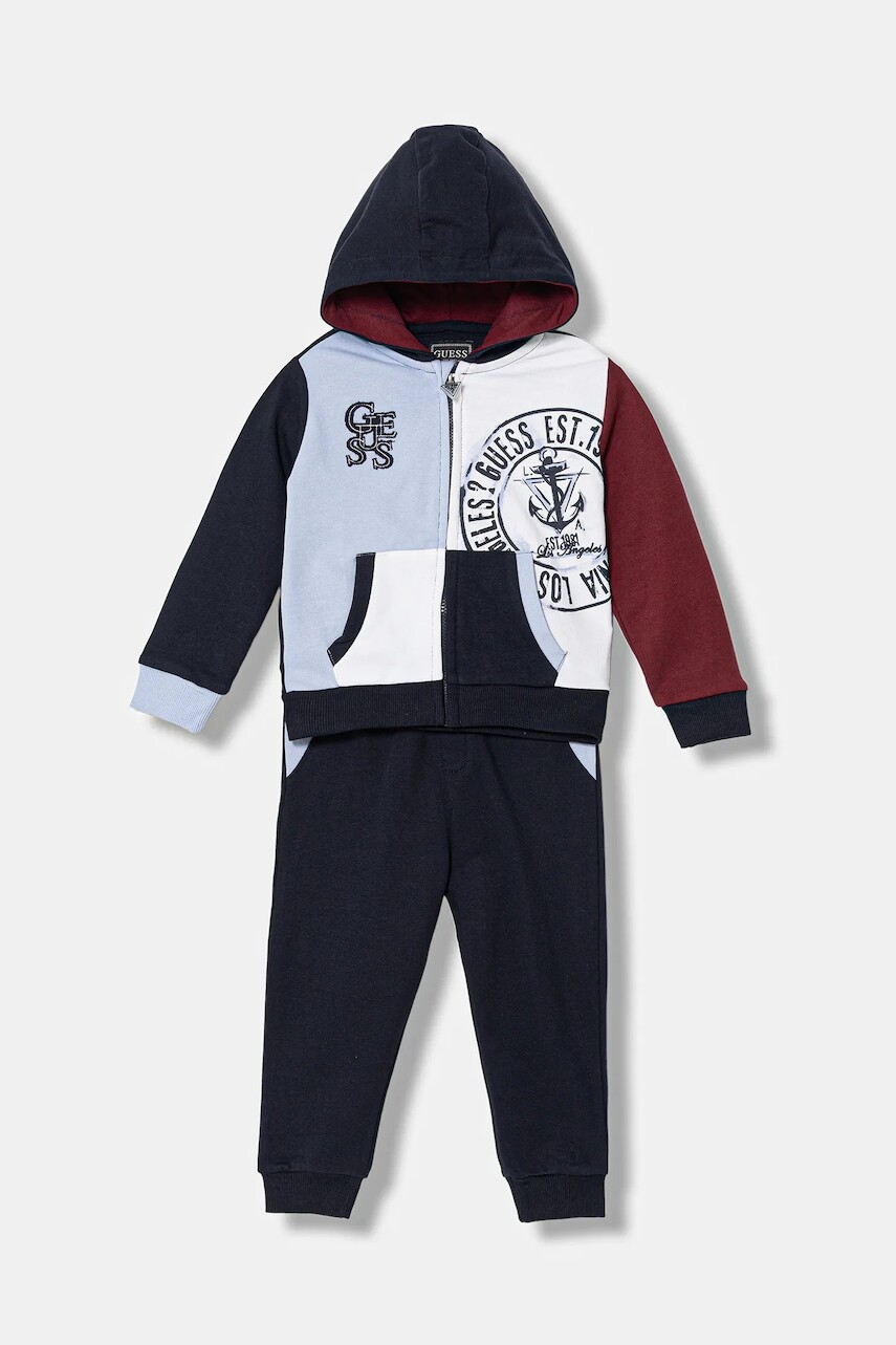 Bavlnená tepláková súprava pre bábätká Guess