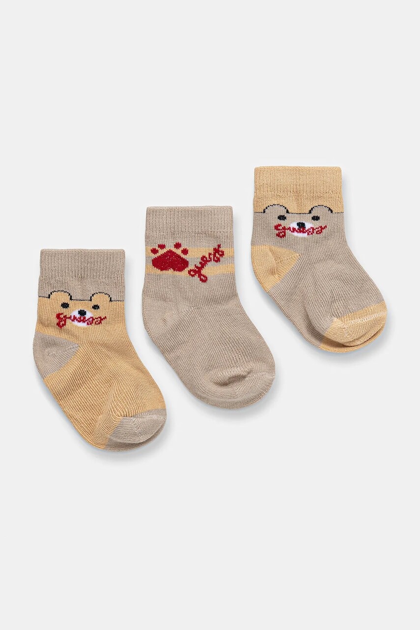 Ponožky pre bábätká Guess 3-pak