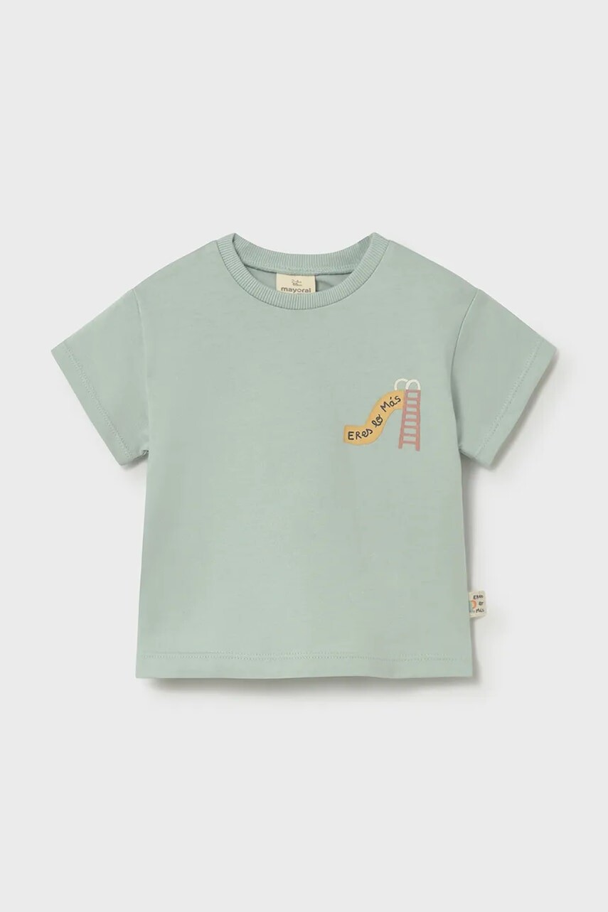Detské bavlnené tričko Mayoral Newborn