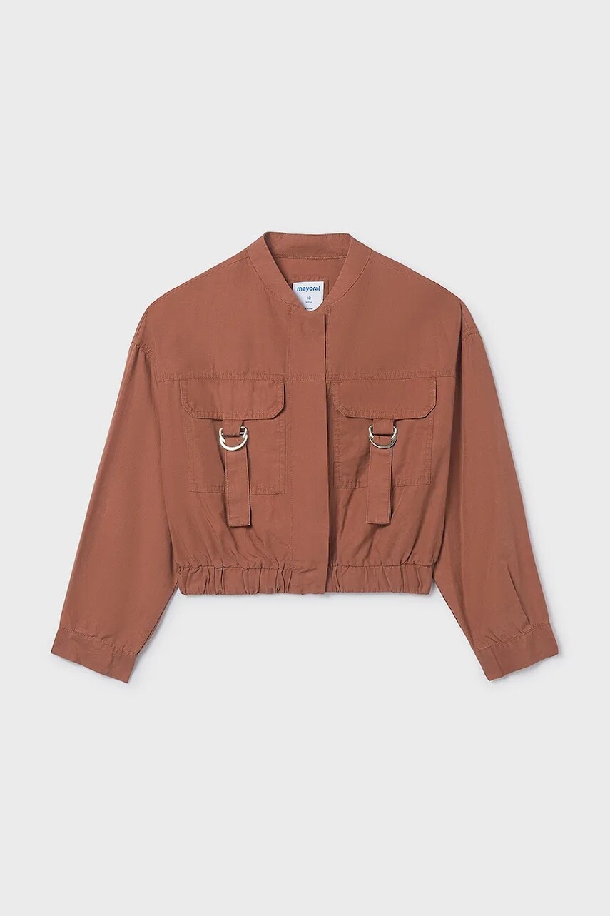 Detská bunda s prímesom ľanu Mayoral