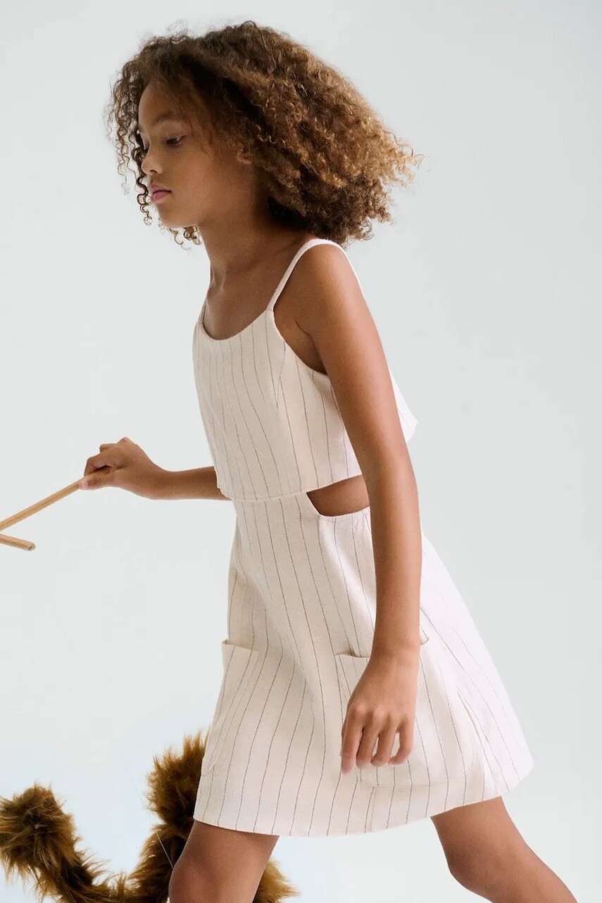 Detský overal zo zmesi ľanu Mayoral