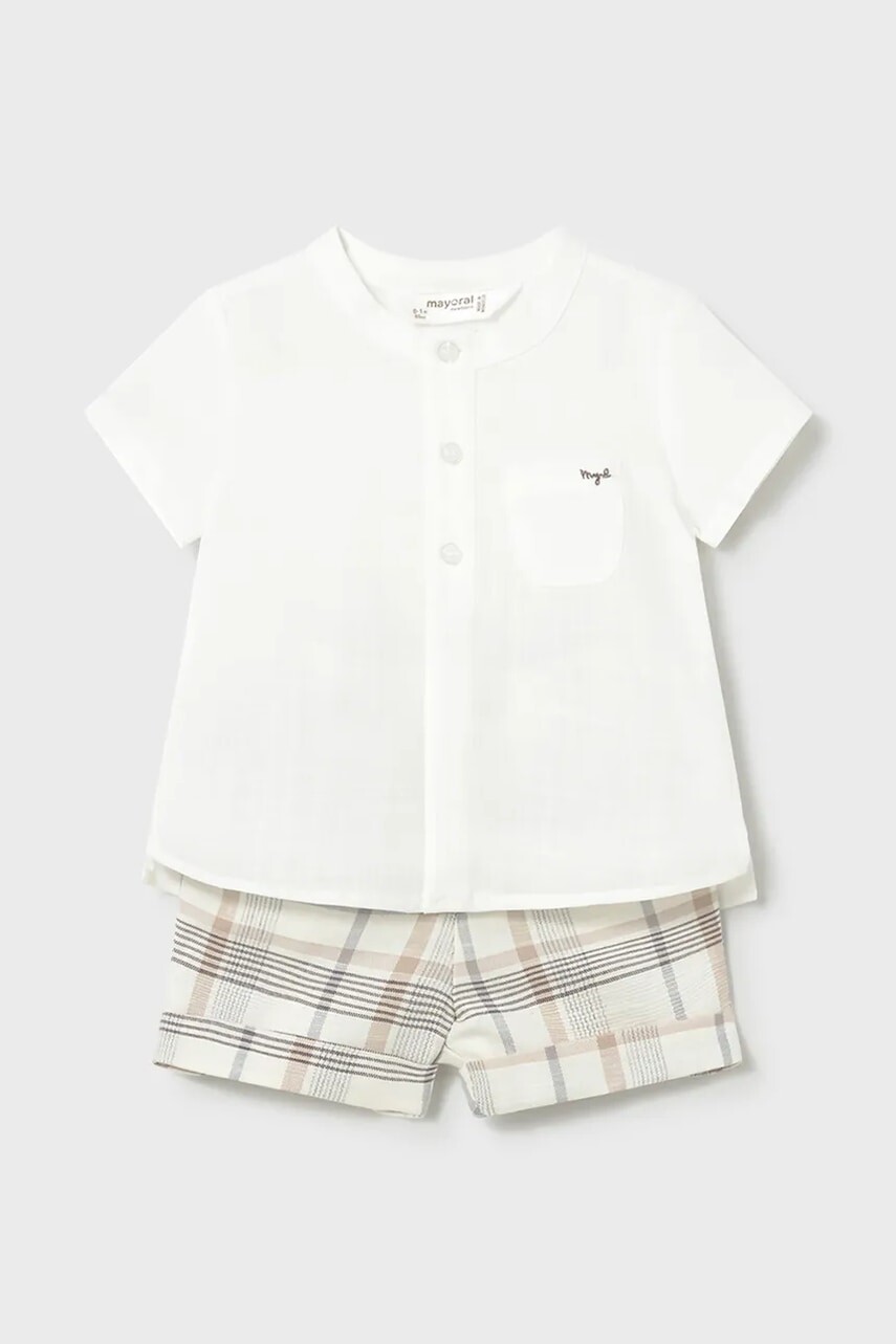 Detská súprava s prímesou ľanu Mayoral Newborn