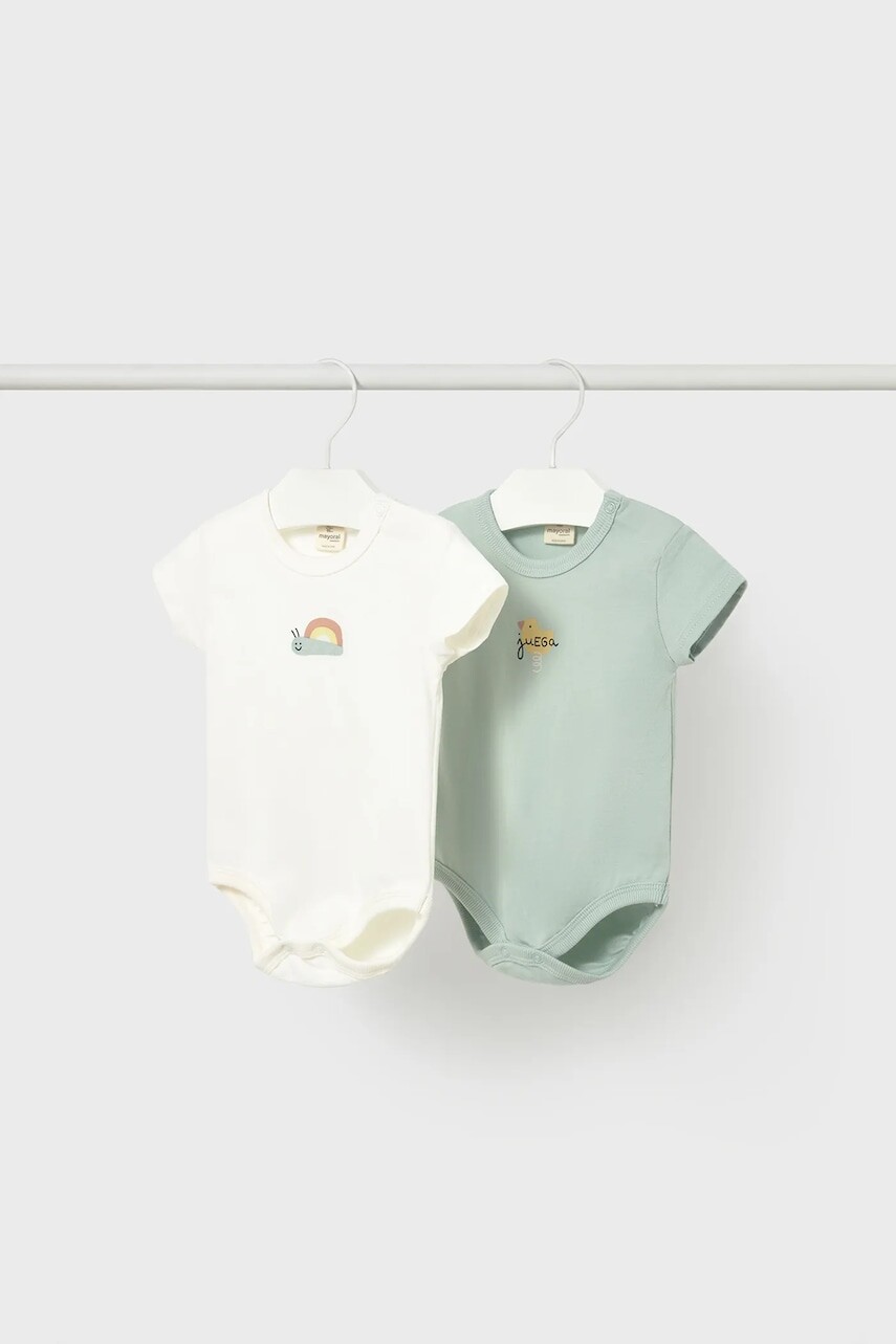 Bavlnené body pre bábätká Mayoral Newborn 2-pak