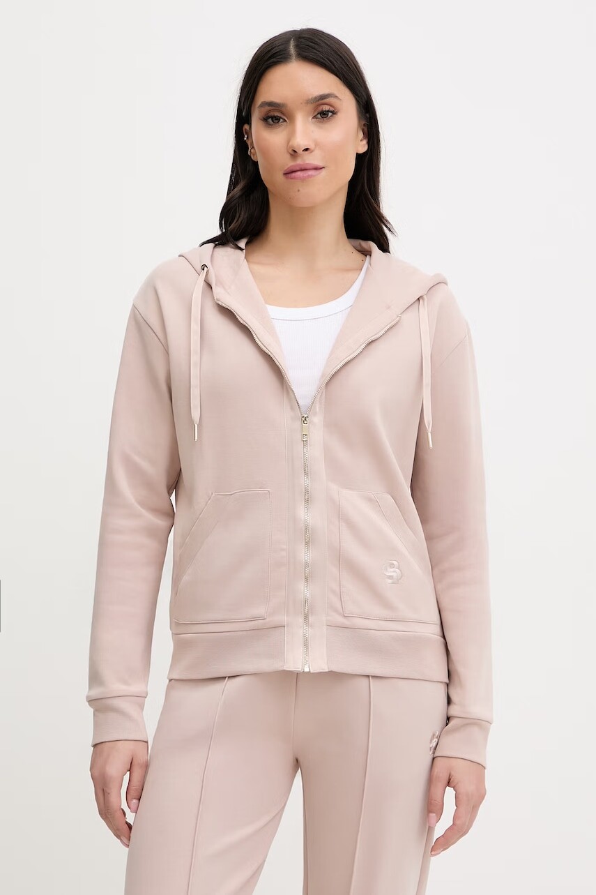 Mikina s kapucňou BOSS Shiny B Jacket H.