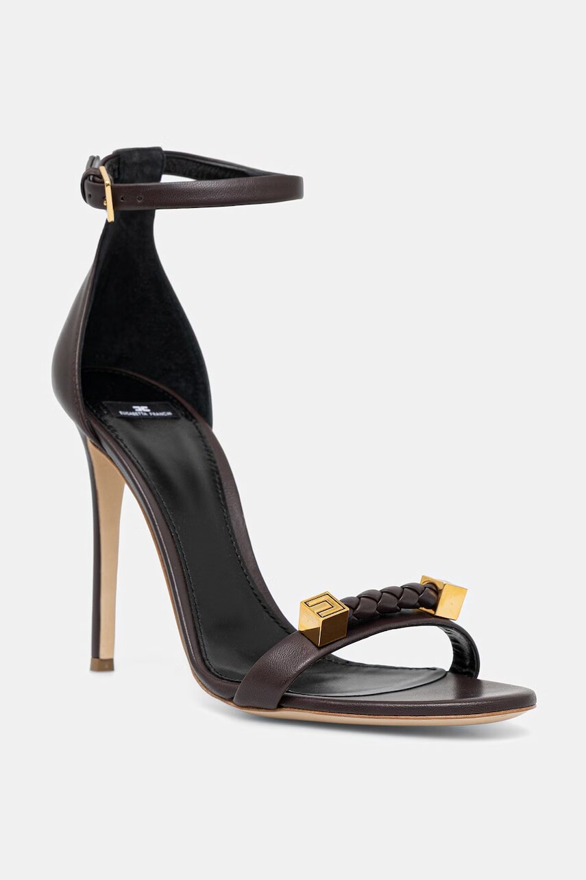 Kožené sandále Elisabetta Franchi