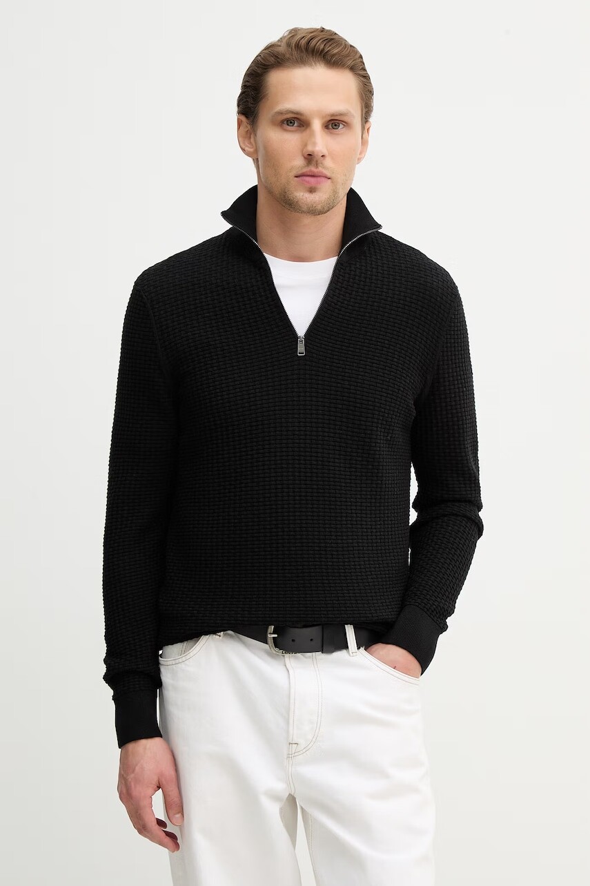 Bavlnený sveter BOSS H-Ulicio