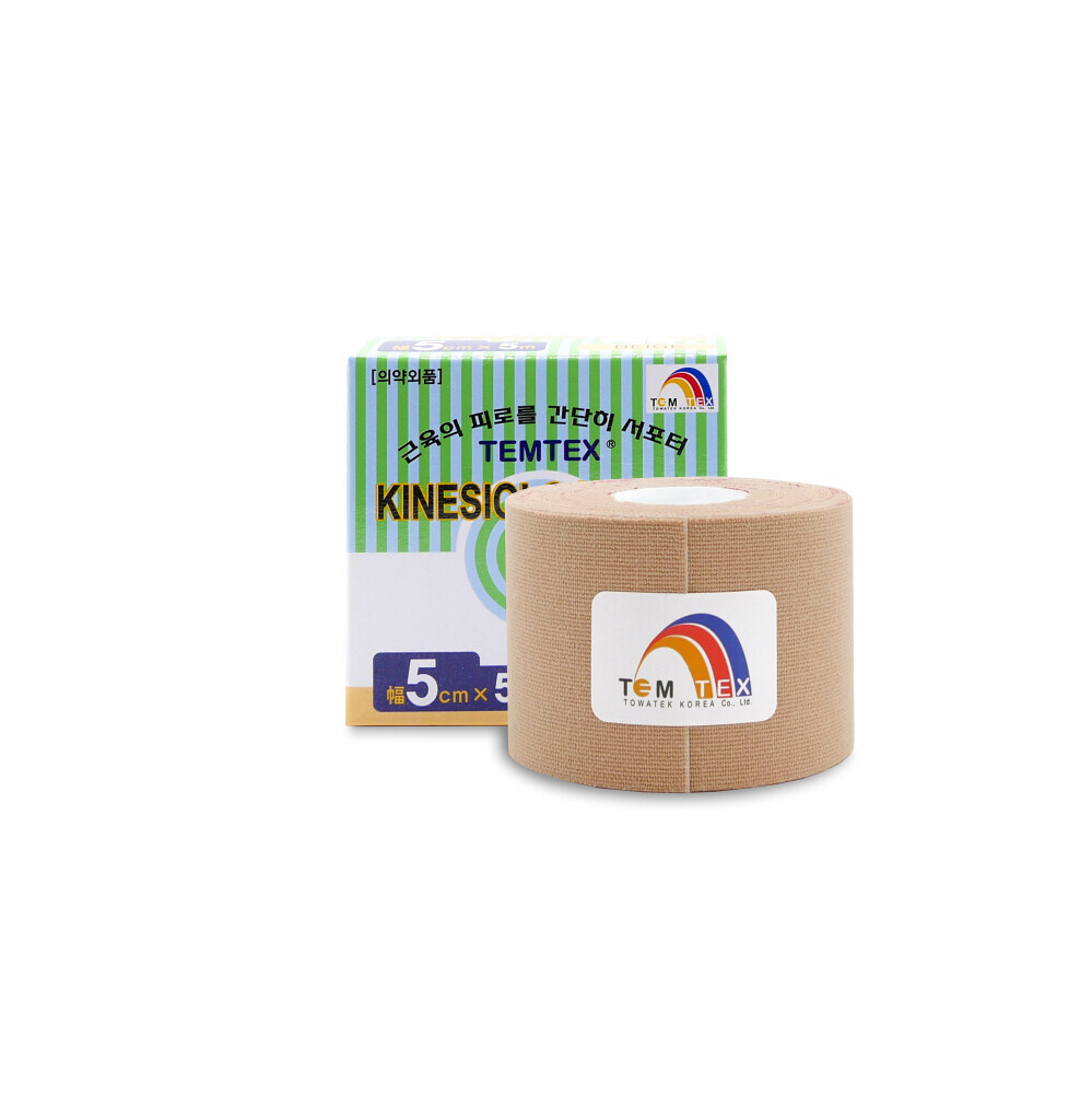 TEMTEX Kinesio tape classic béžová tejpovacia páska 5cm x 5m